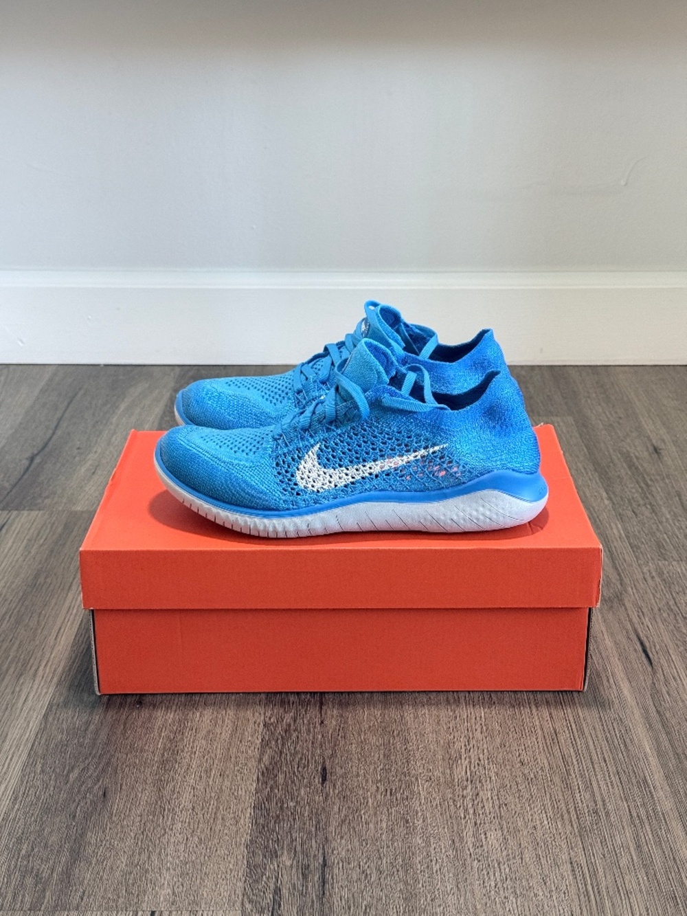 Nike Wmns Free RN Flyknit 2018 'Blue Glow'